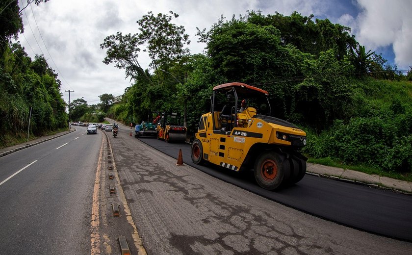 Obras de requalificação de principais corredores de transportes chegam à Avenida Afrânio Lages