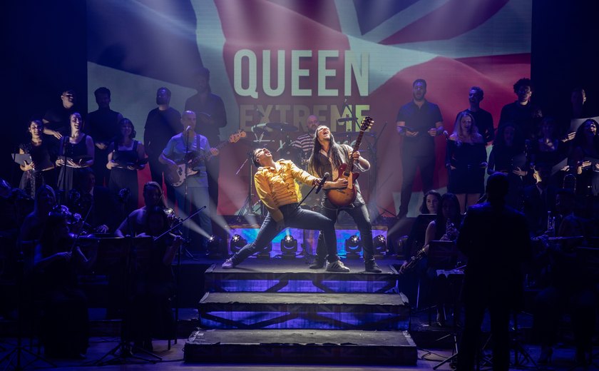 Queen Experience Extreme sobe ao palco do Teatro Gustavo Leite
