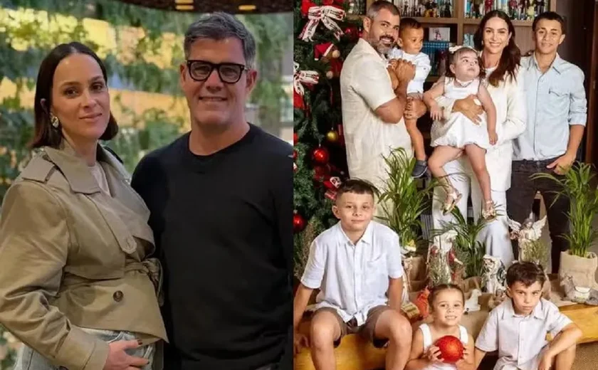 Família vai aumentar! Juliano Cazarré e a esposa anunciam que esperam pelo sétimo filho