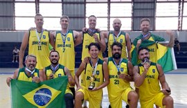 Alagoano conquista  título com a seleção brasileira de basquete
