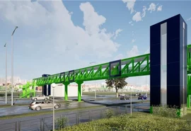 Passarela do Canaã tem nova etapa de montagem neste sábado