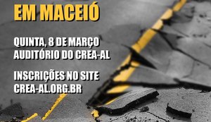 Crea-AL realiza debate com especialistas para explicar tremores de terra em Maceió