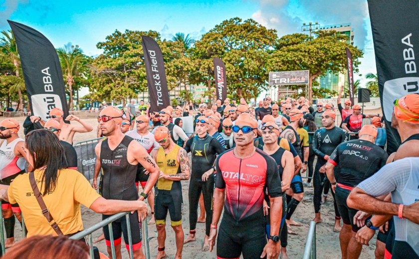 Maceió volta a ser palco de grande evento de triathlon na Pajuçara