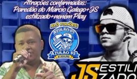 Bloco Azulão PJ neste sábado, 7, a partir das 18 horas, em Paulo Jacinto-AL
