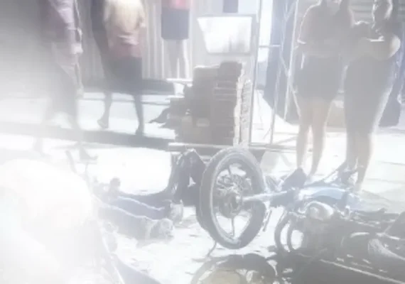 Colisão entre motos deixa um morto e dois feridos em Inhapi, no Sertão de Alagoas