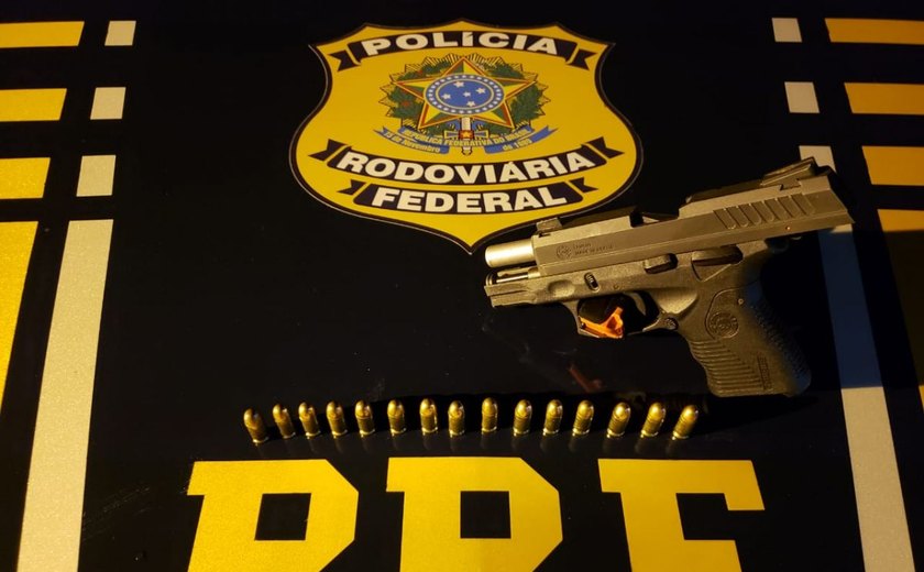 PRF/AL prende homem por porte ilegal de arma de fogo em Junqueiro
