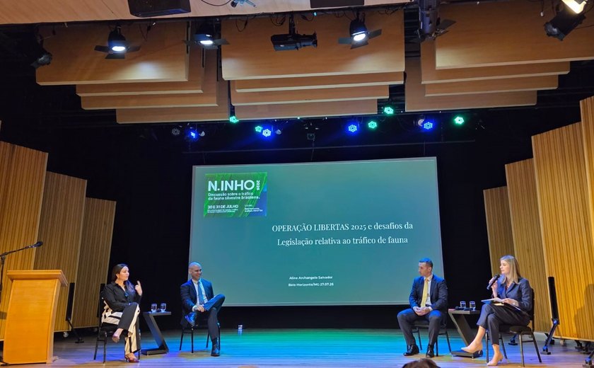 NINHO 2026: MP/AL palestra em Encontro Nacional de Combate a Tráfico de Animais Silvestres