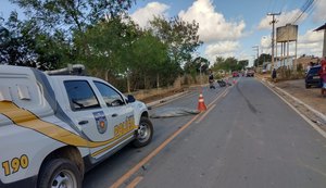 Homem morre após colisão frontal de moto contra carro em Arapiraca