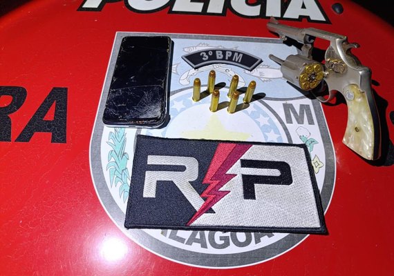 PM prende homem que disparou contra guarnição ao tentar fugir de abordagem