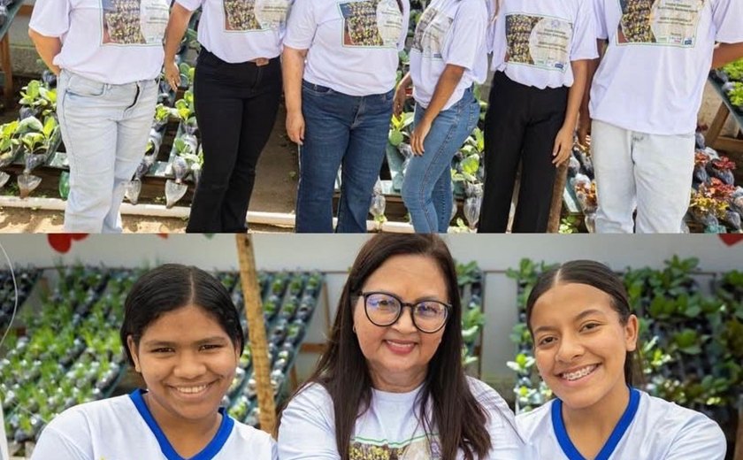 Startup alagoana inaugura projeto de hortas hidropônicas em escola pública
