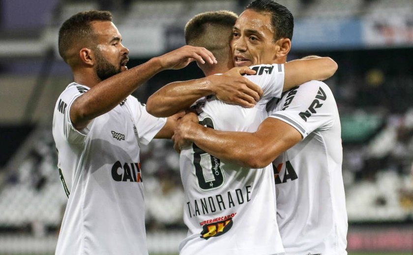 Atlético Mineiro faz 3 a 0 e passa pelo Botafogo no Rio de Janeiro