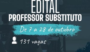 Ufal realiza processo seletivo para contratação de professor substituto