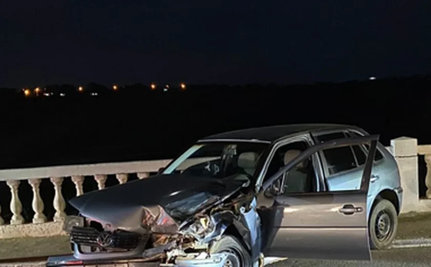 Motorista fica ferido após colisão entre carro e caminhão na AL-486, em Craíbas