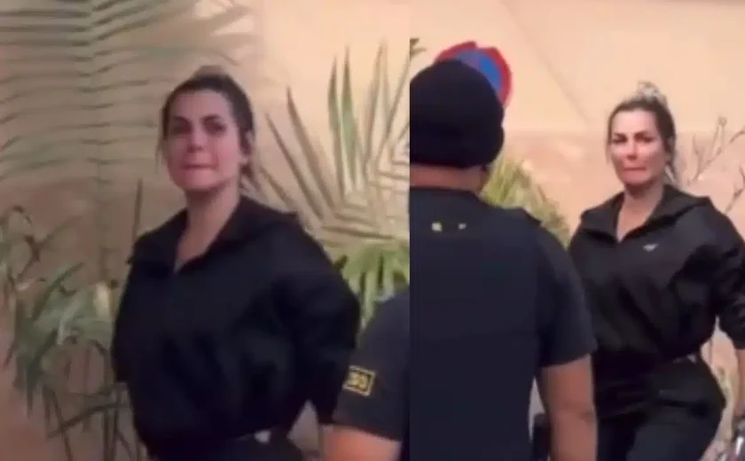 Abalada! Deolane Bezerra chega à penitenciária aos prantos; vídeo