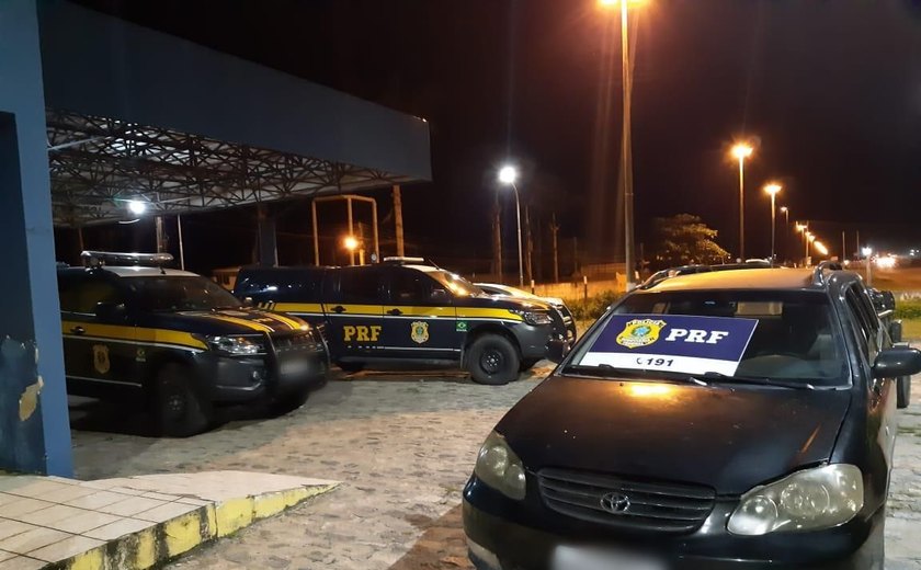 PRF localiza veículo roubado e prende homem por receptação em São Miguel dos Campos
