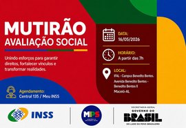 INSS e Ministério da Previdência promovem Mutirão de Avaliação Social em Maceió