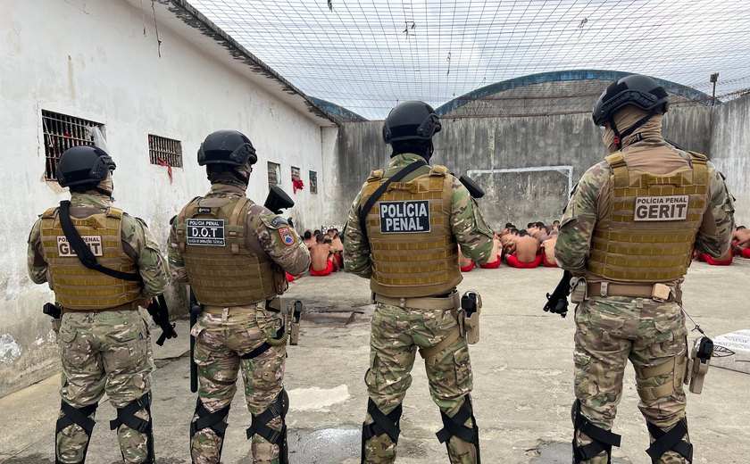 Policiais Penais de Alagoas viajam para reforçar a Força Penal Nacional