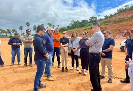 Seinfra acompanha fase final de obras de saneamento no Litoral Norte