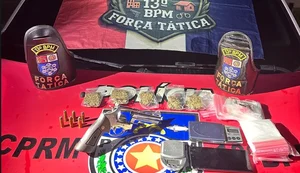 Força Tática prende dois suspeitos em ocorrências distintas de tráfico e porte ilegal de arma em Maceió