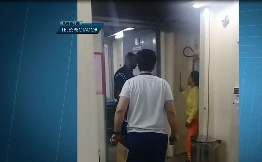 Paciente ameaça funcionários de centro de saúde com facão