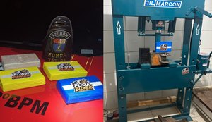 PM desarticula refinaria de cocaína em Maceió e prende casal em flagrante