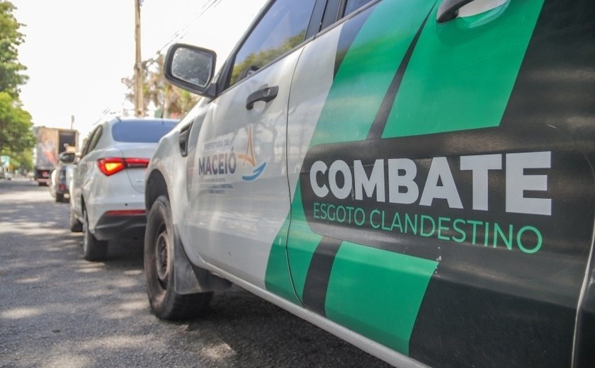 Operação Língua Suja identifica ligação irregular de esgoto da BRK na Ponta Verde