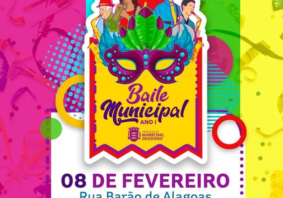 Baile Municipal abre a programação do Carnaval da Terra do Frevo das Alagoas