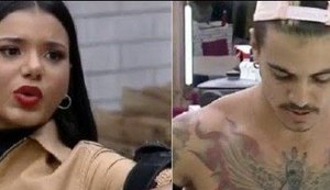 'A Fazenda 12': Jakelyne arma barraco com Biel: 'Se posicione como homem'