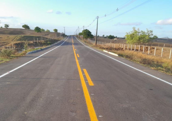 Governo de Alagoas inaugura trecho da AL-115, em São Brás