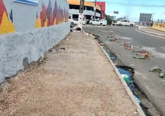 Ponto revitalizado é vandalizado pela terceira vez no Jacintinho