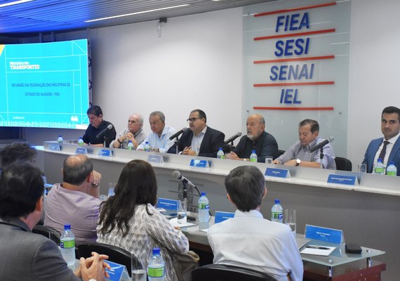 Santoro revela na Fiea volume de investimentos do Ministério dos Transportes para Alagoas