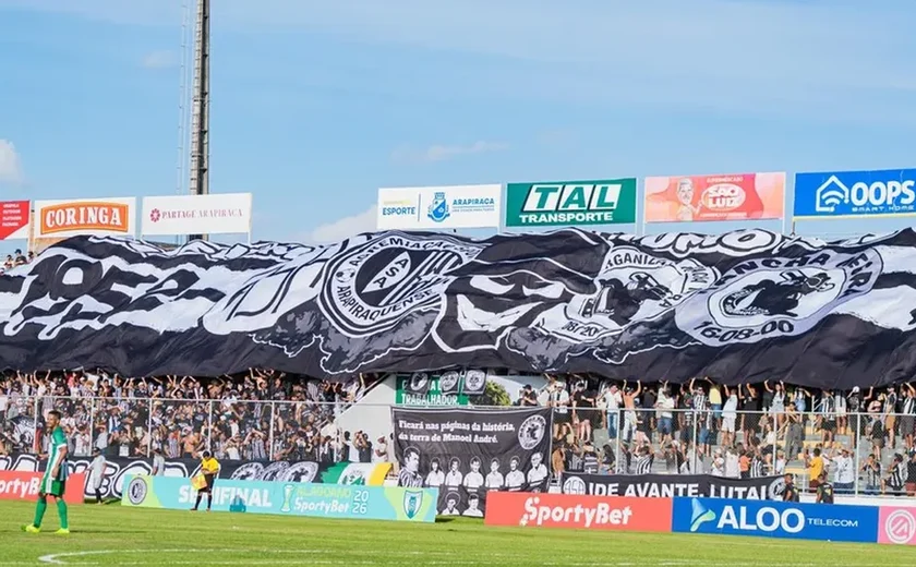 ASA esgota ingressos da arquibancada superior para jogo contra o Goiatuba