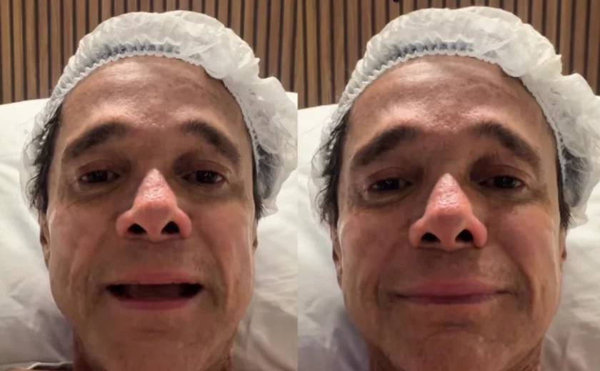 Cantor Netinho chora em hospital após expor volta do câncer