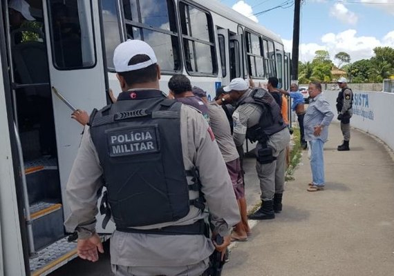 Assaltos a ônibus tem queda de 38% em Maceió