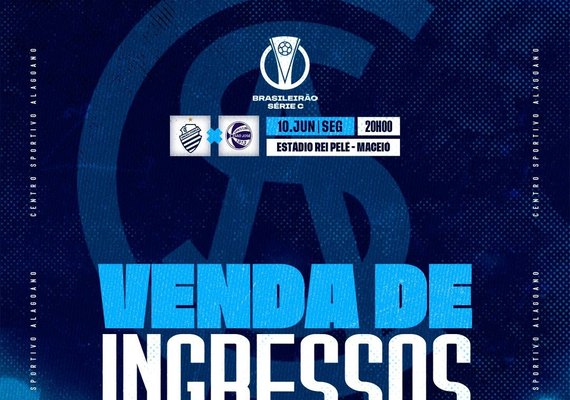 CSA inicia venda de ingressos para partida contra o São José-RS