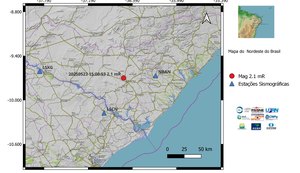 LabSis registra novo tremor de terra em Arapiraca