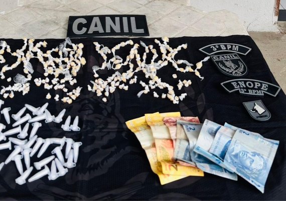 PM apreende mais de 650 porções de drogas prontas para comercialização