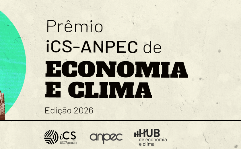 Prêmio iCS de Economia e Clima vai premiar pesquisa vencedora com R$ 20 mil
