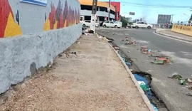 Ponto revitalizado é vandalizado pela terceira vez no Jacintinho