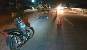 Motociclista morre após perder o controle ao passar em quebra-molas