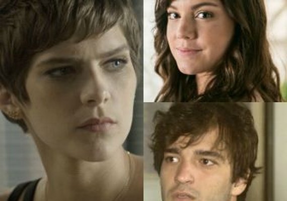 'A Lei do Amor': Letícia esbofeteia Marina e Tiago após flagra. 'Piranha'