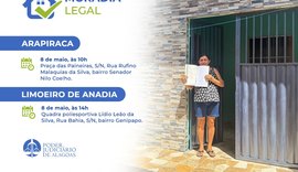 TJ/AL regulariza 243 imóveis em Arapiraca e Limoeiro de Anadia, nesta sexta