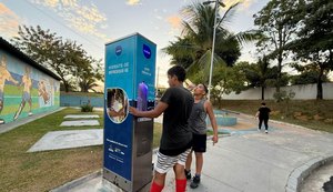 Prefeitura instala mais quatro estações de hidratação em Maceió