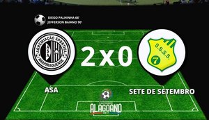 ASA vence Sete de Setembro em Arapiraca e assume liderança do Grupo B