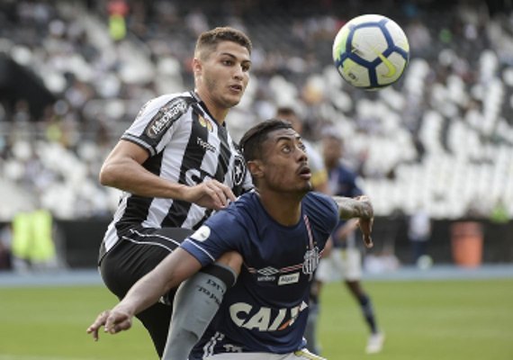 Botafogo tem gol anulado no fim e partida contra o Santos termina em empate