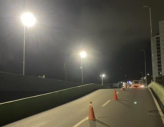 Iluminação no Viaduto João Lyra e Corredor Vera Arruda é restabelecida