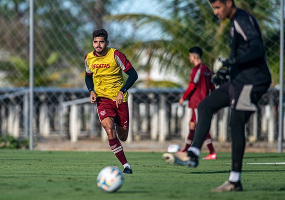 CRB finaliza preparação e viaja a Sergipe para a estreia contra o Itabaiana