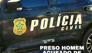 Preso homem acusado de atear fogo na esposa em tentativa de feminicídio em Maceió