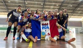 Ufal conquista 1º lugar feminino e 2º masculino no Futsal Universitário