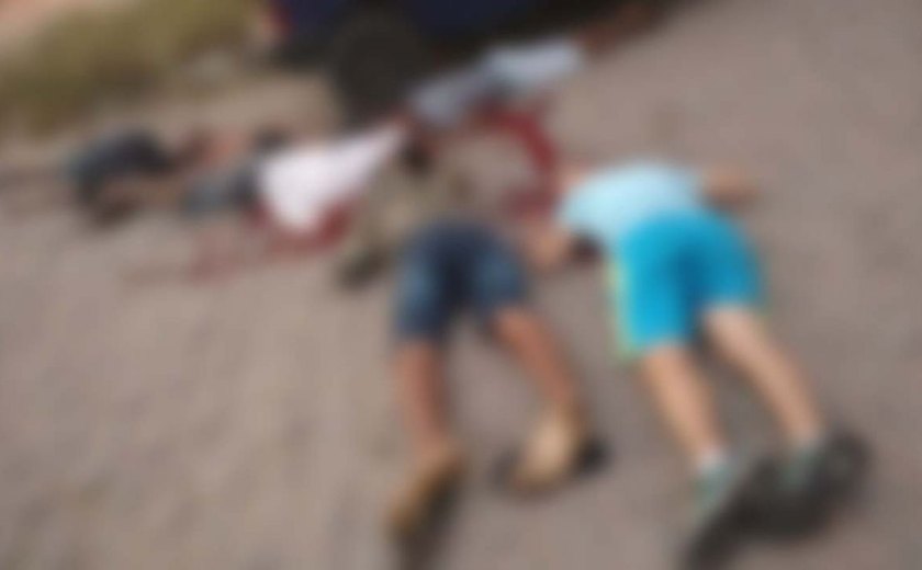 Chacina: Quatro jovens são executados com tiros na cabeça no Sertão de Alagoas